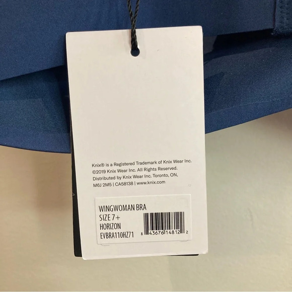 KNIX Sz  7+ Wingwoman No Underwire Padded Adjustable Straps Bra New with Tags - Picture 5 of 9